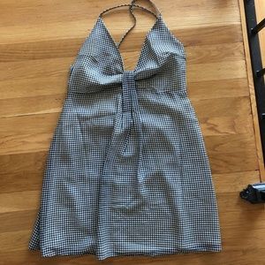 urban outfitters gingham mini dress